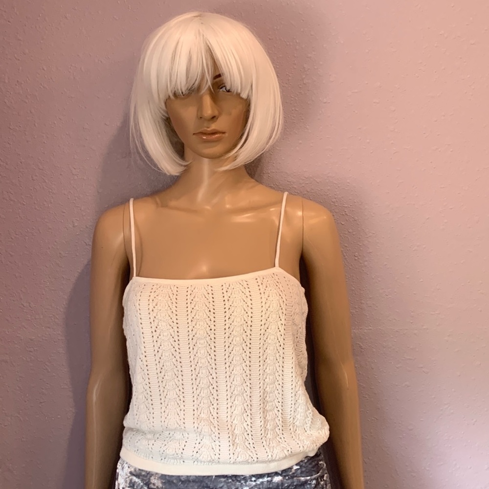 O'Neill Women's White Knitted Cami Tank